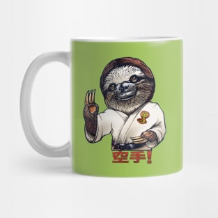 Karate Sloth Mug